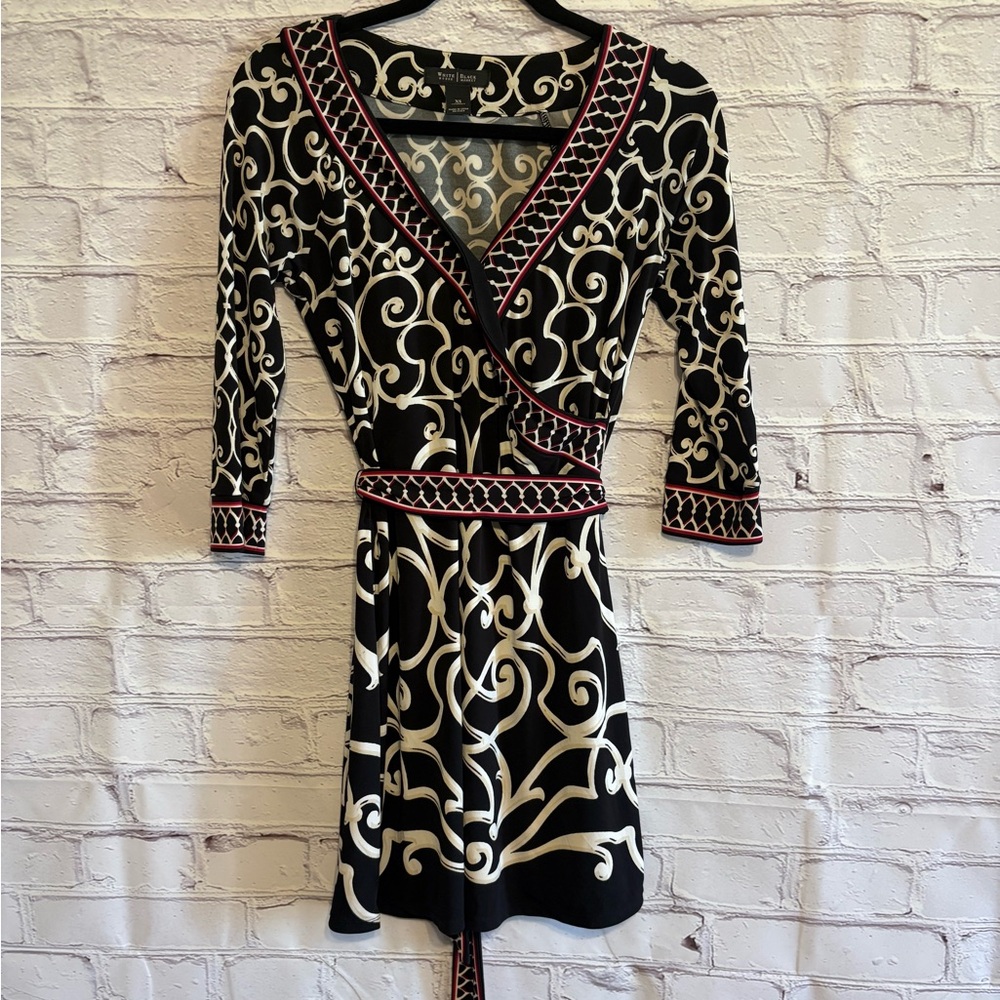 WH|BM Faux Wrap Dress